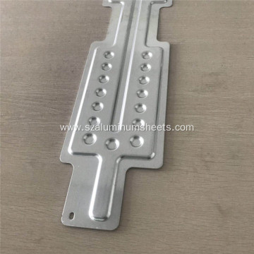 Aluminum thermal collector plate for solar panel